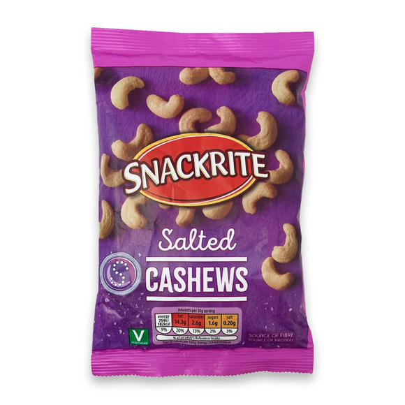 Snackrite Salted Cashews 150g